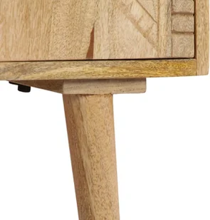 vidaXL Szafka z litego drewna mango, 120 x 30 x 60 cm - Komody - miniaturka - grafika 6