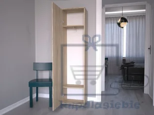 SZAFA DUO LUSTRO WIESZAK PRZEDPOKÓJ DĄB SONOMA - Meble do przedpokoju - miniaturka - grafika 4