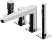 Baterie podtynkowe - Omnires bateria wannowa 4-otworowa Contour chrom CT8032CR - miniaturka - grafika 1