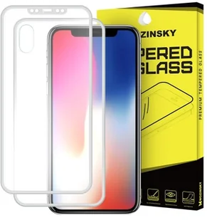Wozinsky szkło hartowane na cały ekran + osłona na tył z aluminiową ramką iPhone XS / X srebrny 7426825337153 - Szkła hartowane na telefon Wozinsky szkło hartowane na cały ekran + osłona na tył z aluminiową ramką iPhone XS / X srebrny 7426825337153 - Szkła hartowane na telefon - miniaturka - grafika 1