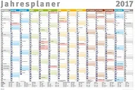 Pozostałe akcesoria kuchenne - empireposter Planer  737120 roku 2017  plakat druk kalendarza, papier, wielokolorowa, 91,5 x 61 x 0,14 cm 737120 - miniaturka - grafika 1