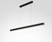 Lampy sufitowe - Altavola Design Lampa wisząca LINEA No.4 120cm czarna 3k 7916-0 - miniaturka - grafika 1