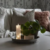 Oświetlenie świąteczne - KonstSmide CHRISTMAS Świeca woskowa LED barwa ciepła biel 15,2 cm - miniaturka - grafika 1