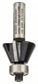 Bosch Frez do fazowania/wyrównywania 8 mm, D1 23,7 mm, B 5,5 mm, L 12 mm, G 54 m - Frezy - miniaturka - grafika 5