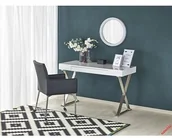 Biurka - Halmar B31 biurko biały-chrom Halmar V-CH-B/31 - miniaturka - grafika 1