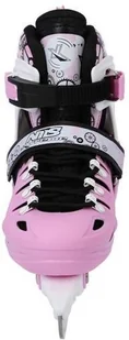 Nils EXTREME NH10905 4w1 ROŻOWE ROZM. M(35-38) ŁYŻWOROLKI Z WYM. PŁOZĄ HOKEJOWĄ EXTREME 16-25-030 - Rolki - miniaturka - grafika 3