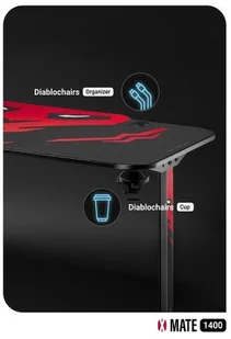 Diablo Chairs Biurko  Diablo X-Mate 1400 X-MATE 1400 - Biurka gamingowe - miniaturka - grafika 12