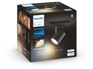 Lampy ścienne - Philips Kinkiet + regulator czarny metal RUNNER HUE 929003045901 - miniaturka - grafika 1