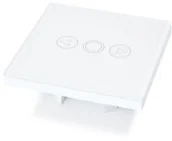 Wyłączniki światła i elektryczne - LUMENIX WŁACZNIK ŚCIENNY ŚWIATŁA BIANKA - DOTYKOWY SZKLANY POJEDYNCZY BIAŁY Z FUNKCJIĄ ŚCIEMNIANIA I ROZJAŚNIANIA WIFI TUYA WS-BIANKA-18 - miniaturka - grafika 1