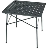 Meble turystyczne - Portal Alex stół kempingowy stół 70 x 70 x 70 cm CM 2  4 osób Roll-Up podróży z aluminium blat stołu wytrzymały stół ogrodowy z workiem do spakowania składany do Camping ogród piknik i grillowania PT-TB-ALEX - miniaturka - grafika 1
