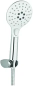 Zestawy prysznicowe - Laveo BOHO CHROM BIAŁY NLH 60AD - miniaturka - grafika 1