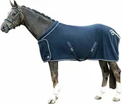 Akcesoria do hodowli zwierząt - HKM Sports Equipment HKM koc polarowy z kołnierzem, 115, granatowy 72246900.0018 - miniaturka - grafika 1