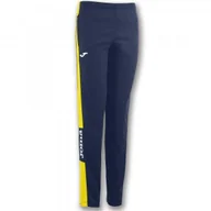 Spodnie sportowe damskie - Joma Long Pant Championship IV Navy-Yellow Woman - miniaturka - grafika 1