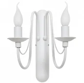 Lampy ścienne - Aldex Kinkiet Róża 397D podwójna biała oprawa ścienna w klasycznym stylu - miniaturka - grafika 1