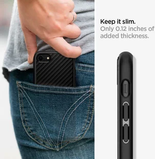 Spigen Etui Core Armor do Apple iPhone 7/8/SE 2020 Czarny - Etui i futerały do telefonów - miniaturka - grafika 10