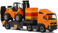 Samochody i pojazdy dla dzieci - POLESIE Poland Volvo samochód holownik + Wózek widłowy - miniaturka - grafika 1