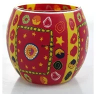 Świeczniki - SZKLANY LAMPION ŚWIECZNIK - miniaturka - grafika 1