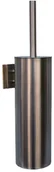 Akcesoria do wc - Merida Szczotka do WC TUBA z przykrywką stal szlachetna matowa GIM351 - miniaturka - grafika 1