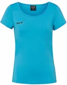 Koszulki sportowe damskie - IZAS IZAS Damska koszulka do biegania Aland z krótkim rękawem turkusowy turkusowy S 8434076476087 - miniaturka - grafika 1