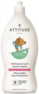Attitude Attitude, Płyn do Mycia Butelek i Akcesoriów Dziecięcych, Bezzapachowy (fragrance Free), 700 ml - Inne akcesoria do pielęgnacji dzieci - miniaturka - grafika 2