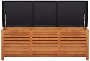 vidaXL Skrzynia ogrodowa, 150 x 50 x 55 cm, lite drewno eukaliptusowe vidaXL - Skrzynie ogrodowe - miniaturka - grafika 5