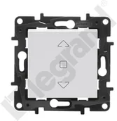 Wyłączniki światła i elektryczne - Legrand Łącznik do sterowania roletami Niloe Step 863144 3-pozycyjny wkręty biały - miniaturka - grafika 1