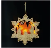 Lampy stojące - Legler Lampa, świąteczna Gwiazda z szopką - miniaturka - grafika 1