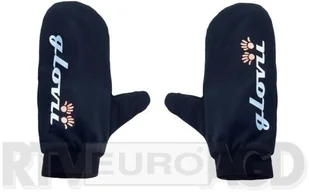 GLOVII GLOVII GNBM Wodoodporne nakładki ocieplające na rękawiczki S-M czarny GNBM - Odzież robocza - miniaturka - grafika 2