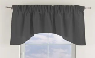 Dekoria Lambrekin łuk szary 150x75+5cm grzywka Quadro 1374-136-14 - Zasłony Dekoria Lambrekin łuk szary 150x75+5cm grzywka Quadro 1374-136-14 - Zasłony - miniaturka - grafika 1