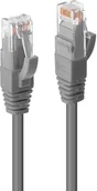 Kable miedziane - Lindy 45402 Kabel sieciowy skrętka) Cat.6 U/UTP LSZH szary 1m LY-45402 - miniaturka - grafika 1