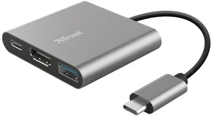 Trust Multi adapter UDALYX 3-IN-1 USB-C - Adaptery i przejściówki - miniaturka - grafika 3