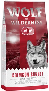 Wolf of Wilderness Crimson Sunset"", jagnięcina i mięso kozie - 5 x 1 kg - Sucha karma dla psów - miniaturka - grafika 2