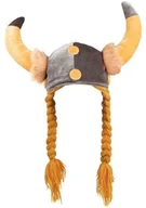 Dodatki do strojów karnawałowych - Boland Hełm wikinga z rogami i włosami, rozmiar uniwersalny - miniaturka - grafika 1