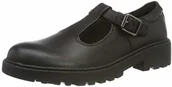 Inne - Geox dziewczęce J Casey Girl E School Uniform buty (J Casey Girl E), kolor: czarny, rozmiar: 28 EU - miniaturka - grafika 1