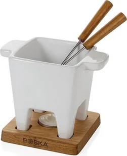 BOSKA Boska 340030 naczynie do fondue, drewno dębowe, kolor biały 340030 - Zestawy do fondue - miniaturka - grafika 2