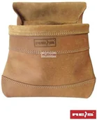 Skrzynki i torby narzędziowe - Reis TORNASK2K - Torba monterska z dwoiny bydlęcej z dwoma kieszeniami - 25cm x 24cm. - miniaturka - grafika 1