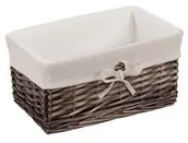 Kosze wiklinowe - Corsan Kosz wiklinowy wenge 715S 30x21x16 cm 715S - miniaturka - grafika 1