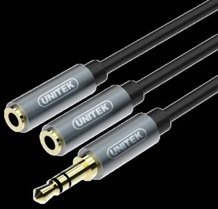 Unitek KABEL MiniJack 3,5mm M 2x 3,5mm F Y-C956ABK - Kable - miniaturka - grafika 5