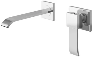 Kohlman Axis Jednouchwytowa bateria umywalkowa podtynkowa 20 cm chrom QW183N-20CM - Baterie podtynkowe Kohlman Axis Jednouchwytowa bateria umywalkowa podtynkowa 20 cm chrom QW183N-20CM - Baterie podtynkowe - miniaturka - grafika 1