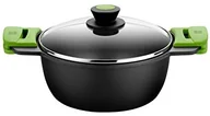 Garnki - BRA Prior o dużej garnek z pokrywką szklaną i uchwytami silikonowe, 32 cm A400332 - miniaturka - grafika 1