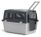 Transportery dla kotów - Beeztees Kerbl pudełko transportowe Gulliver Mega, ciemnoszary - miniaturka - grafika 1