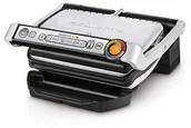Grille elektryczne - Rowenta Optigrill patelnia do grillowania, czarno-srebrny GR712D - miniaturka - grafika 1