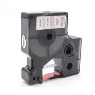 Papier do drukarek - Dymo 43612, 6mm x 7m, czerwony druk / przezroczysty podkład, taśma zamiennik - miniaturka - grafika 1