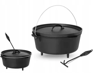 Royal Catering Kociołek żeliwny - 10,75 l - nóżki RCPP-12QTH RCPP-12QTH - Kociołki - miniaturka - grafika 2