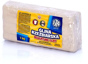 Astra Glina rzeźbiarska 1kg folia - Akcesoria rzeźbiarskie - miniaturka - grafika 3