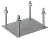 Uchwyty i mocowania do anten satelitarnych - ABCVISION Zacisk uchwytu murowego ZUM-4 ZUM-4 - miniaturka - grafika 1