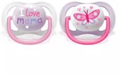 Smoczki uspokajające - Avent SCF080/02 SMOCZEK ULTRA AIR 0-6 GIRL - miniaturka - grafika 1
