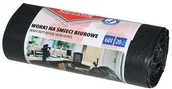 Worki na śmieci - Office products OFFICE PRODUCTS Worki na śmieci biurowe mocne (LDPE), 60l, 20szt., czarne 22021229-05 - miniaturka - grafika 1