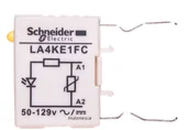 Silniki elektryczne i akcesoria - Schneider Electric Układ ochronny warystor 50-130V AC/DC ze wskaźnikiem LED LA4KE1FC LA4KE1FC - miniaturka - grafika 1