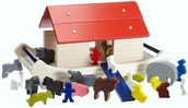 Klocki - Haba 001169 Klocki drewniane: Arka Noego HB-001169 - miniaturka - grafika 1